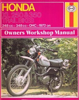 Haynes Honda Xl250 and 350 Trail Bikes Owners Workshop Manual, '72-'76