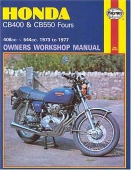 Honda CB400 and CB 550 Fours Owners Workshop Manual, No. M262