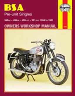 BSA Pre-Unit Singles Owners Workshop Manual, No. 326