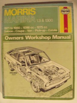 Manual Morris Marina 1. 3 and 1300