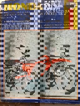 Honda XL/XR 80-200 Owners Workshop Manual Honda XL/XR 80-200 Owners Workshop Manual