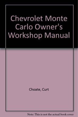 Haynes Chrevrolet Monte Carlo Owner's Manual, No. 626
