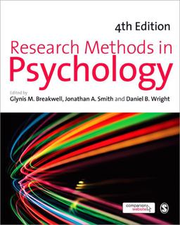 Research Methods in Psychology 4th 9780857022646 Front Cover