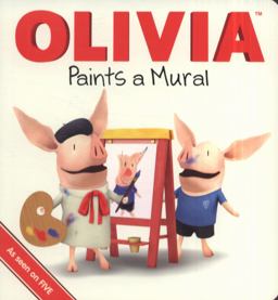 Olivia Paints a Mural