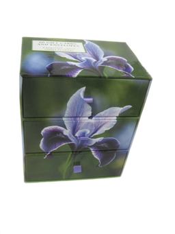 Three-Drawer Card Box 60 Gift Cards and Envelopes