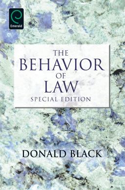 Behavior of Law Special Edition 3rd 9780857243416 Front Cover