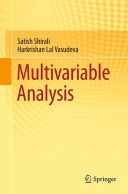Multivariable Analysis  9780857291912 Front Cover