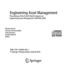 Engineering Asset Management Engineering Asset Management