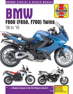 BMW F800 (F650, F700) Twins '06 To '16  9780857339218 Front Cover