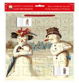 Mr and Mrs Snowman Advent Calendar (with Stickers) Mr and Mrs Snowman Advent Calendar (with Stickers)