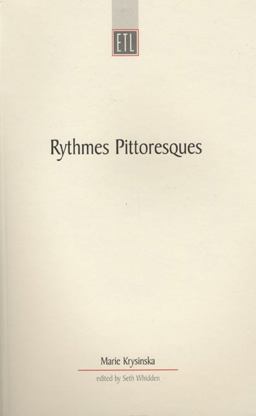 Rythmes Pittoresques  9780859897112 Front Cover