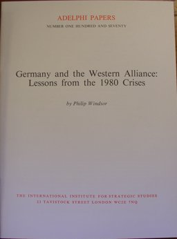 Germany and the Western Alliance