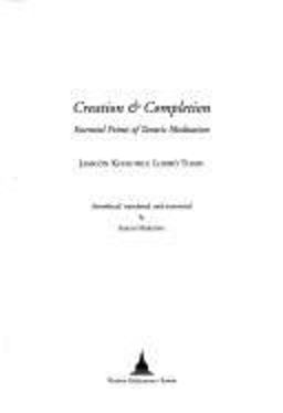 Creation and Completion Essential Points of Tantric Meditation  9780861711055 Front Cover
