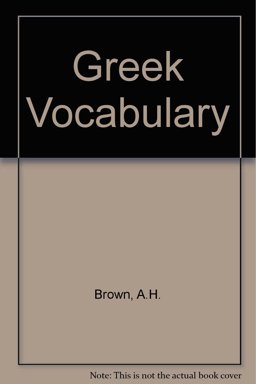 A Greek Vocabulary