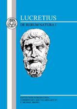 Lucretius: de Rerum Natura I  9780862920760 Front Cover