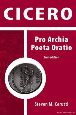 Cicero Pro Archia Poeta Oratio 2nd 9780865166424 Front Cover