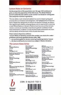 Lecture Notes on Geriatrics Lecture Notes on Geriatrics