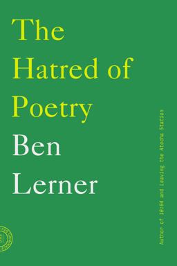 Hatred of Poetry  9780865478206 Front Cover