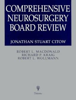 Comprehensive Neurosurgery Board Review  9780865778894 Front Cover