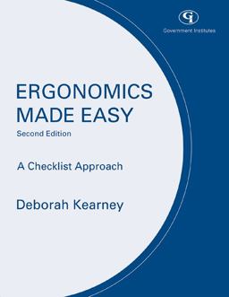 Ergonomics Made Easy A Checklist Approach 2nd 9780865871946 Front Cover