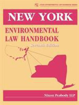 New York Environmental Law Handbook 7th 9780865877320 Front Cover