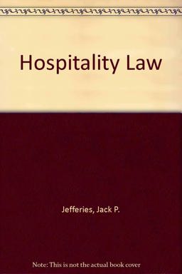 Hospitality Law 3rd 9780866120913 Front Cover