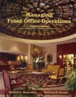 Managing Front Office Operations:  9780866123389 Front Cover