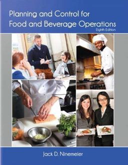 Planning and Control for Food and Beverage Operations Planning and Control for Food and Beverage Operations