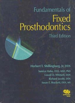 Fundamentals of Fixed Prosthodontics 3rd 9780867152012 Front Cover