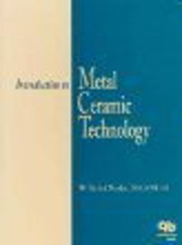 Introduction to Metal Ceramic Technology  9780867152371 Front Cover