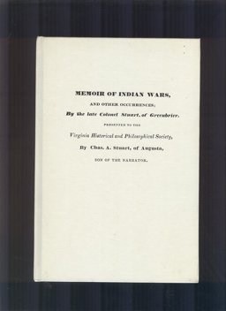 Memoir of Indian Wars and Other Occurrences