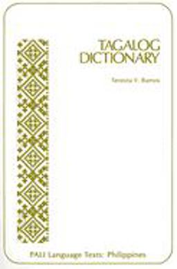 Tagalog Dictionary  9780870226762 Front Cover
