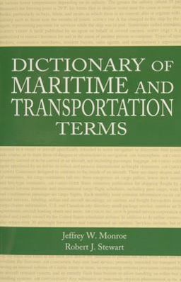 Dictionary of Maritime and Transportation Terms  9780870335693 Front Cover