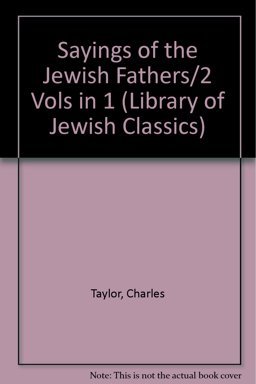 Sayings of the Jewish Fathers