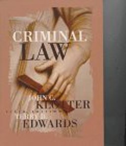 Criminal Law 5th 9780870845277 Front Cover