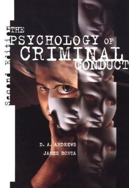 Psychology of Criminal Conduct 2nd 9780870847127 Front Cover