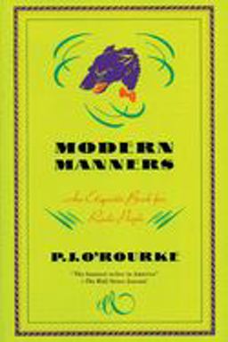 Modern Manners An Etiquette Book for Rude People  9780871133755 Front Cover
