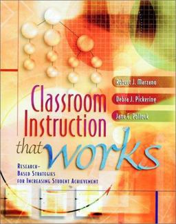 Classroom Instruction That Works Research-Based Strategies for Increasing Student Achievement  9780871205049 Front Cover
