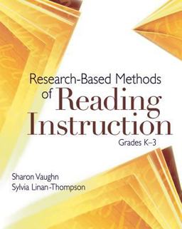 Research-Based Methods of Reading Instruction, Grades K-3  9780871209467 Front Cover