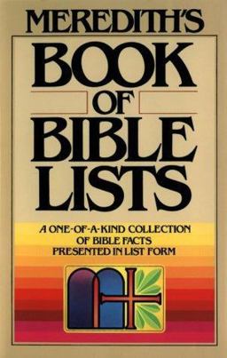 Meredith's Book of Bible Lists  9780871230232 Front Cover