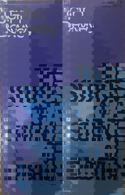 The Sources of a Science of Education