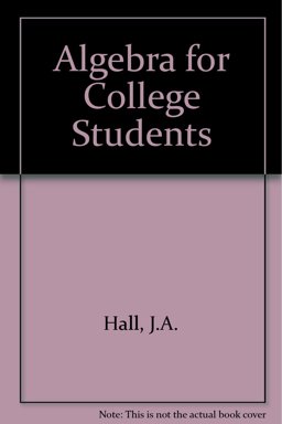 Algebra for College Students