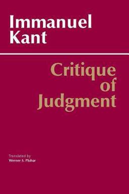 Critique of Judgment  9780872200258 Front Cover