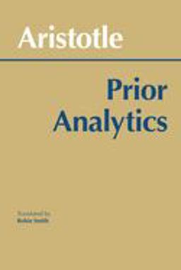 Prior Analytics  9780872200647 Front Cover