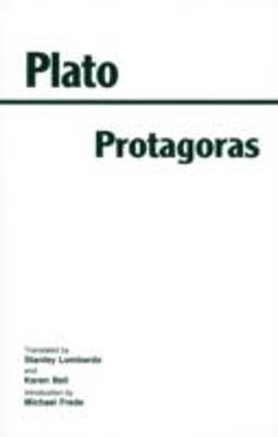 Protagoras  9780872200944 Front Cover