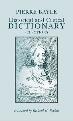 Historical and Critical Dictionary Selections  9780872201033 Front Cover