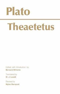 Theaetetus  9780872201583 Front Cover