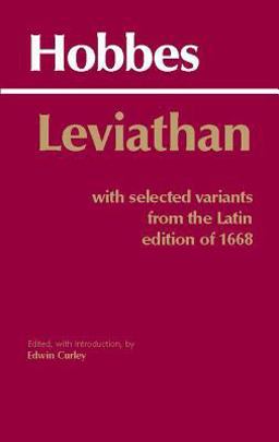 Leviathan With Selected Variants from the Latin Edition Of 1668  9780872201774 Front Cover