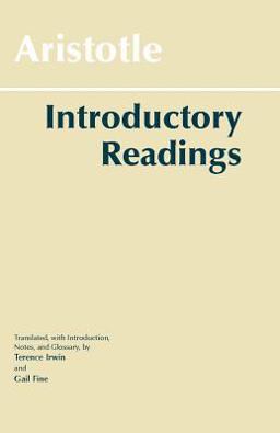 Aristotle Introductory Readings  9780872203396 Front Cover