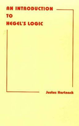 Introduction to Hegel's Logic  9780872204249 Front Cover